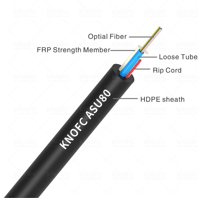 架空電纜ASU80 Cabo Fibra Optica 12FO與巴西ANATEL 0